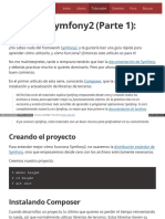 Tutorial Aprende Symfony2 Parte 1 Composer PDF