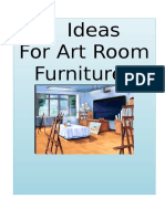 Art Room Furniture Ideas Under 40 Characters