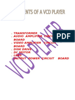 Transformer Audio Amplifier Circuit Board Video Amplifier Circuit Board Disk Drive DC Motor Lens Output Power Circiut Board