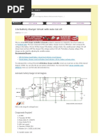 12v Battery Charger Circuit With Auto Cut Off - Circuits Gallery