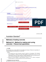 As 1012.8.2-2000 Methods of Testing Concrete - Making and Cu