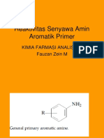 KFA II 06 Reaktivitas Amin Aromatik Primer