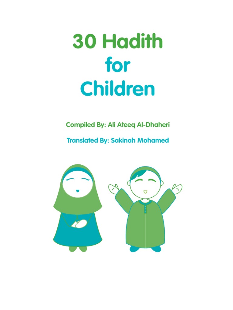 English 30 Hadith For Children | PDF | Sahabah | Prophets And ...