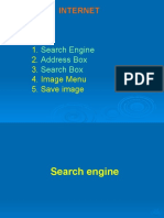 Internet: 1. 2. 3. 4. Image Menu 5. Save Image