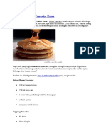 Cara Membuat Pancake Enak