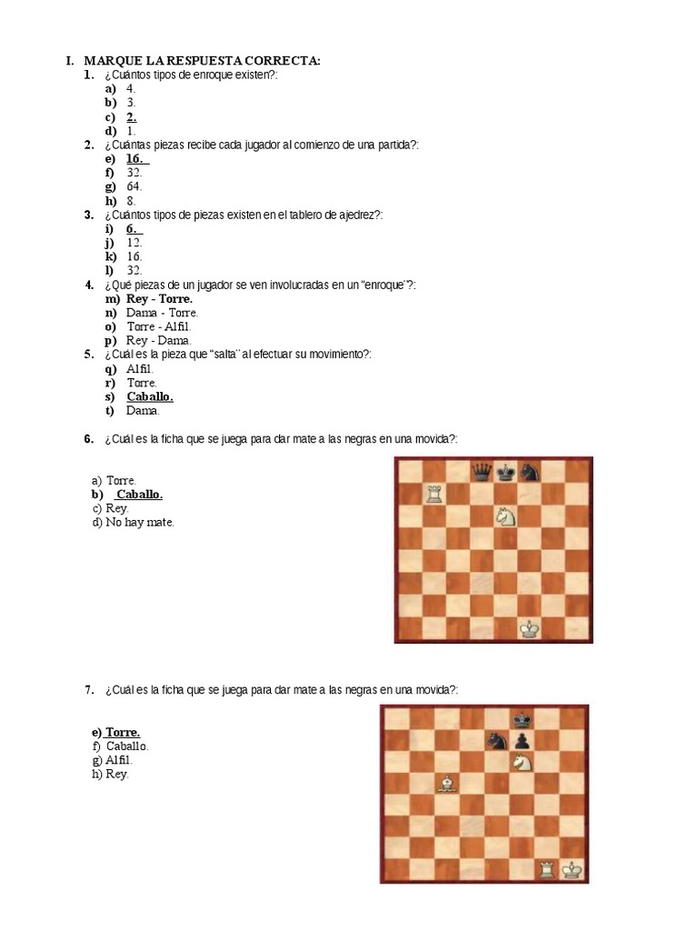 Por qué el ajedrez es considerado, Las Preguntas Trivia