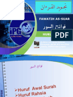 5-CD Tajwid Fawatih Assuar - Huruf Rahsia