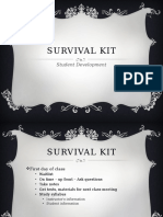 Survival Kit: Student Development