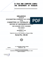 House Hearing, 105TH Congress - Hearing 2 On Year 2000 Computer Compliance in The Department of Veterans Affairs