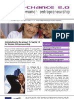 Introduction To The Project E-Chance 2.0 For Women Entrepreneurship