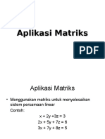 Aplikasi Matriks