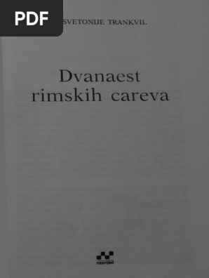 Dvanaest Rimskih Careva Gaj Svetonije Trankvil [ 396 x 298 Pixel ]