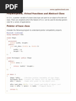 Chapter27 Polymorphism Virtual Function Abstract Class