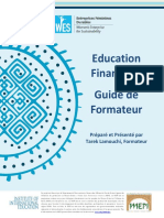 Financial Education Trainers Guide (French)