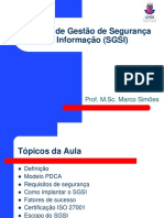 SGSI - Gestão da Segurança da Informação