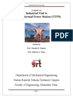 Industrial Visit To Nashik Thermal Power Station (NTPS)