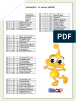 Tabla Inmultirii HAZLIE PDF