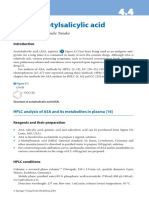 HPLC GC Aspirina