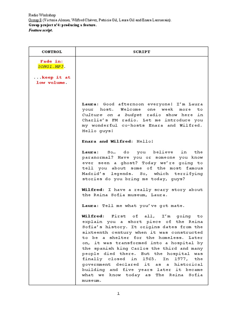RW Featurescriptpr16 03 17 | PDF | Leisure
