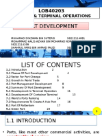 1st Presentation - Port Development