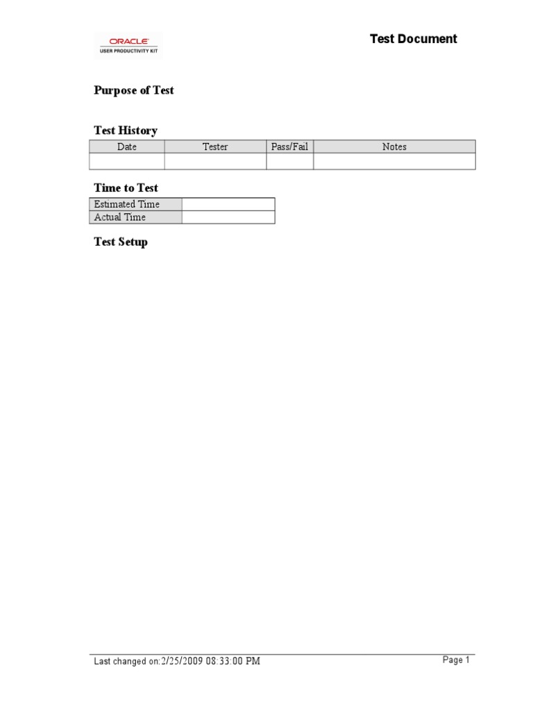 Test Document: Date Tester Pass/Fail Notes | PDF | Invoice | Computing