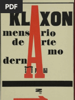 Revista Klaxon. 15 de maio de 1922