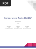 IHM - 1617 - Análise de Utilizadores e Tarefas