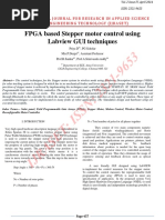 FPGA Based Stepper Motor Control Using Labview GUI Techniques