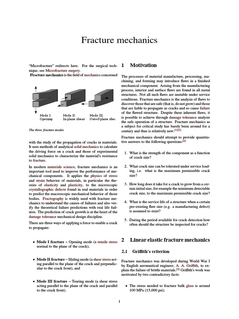 Fracture Mechanics en | PDF | Fracture Mechanics | Fracture