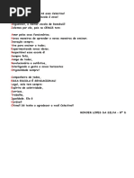 Molde de Aniversário Da Escola