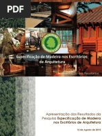 Especificações de Madeira Nos Escritorios de Arquitetura