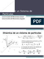 Dinámica de Un Sistema de Partículas