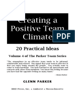 Creating A Positive Team Climate