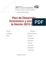 Plan de Desarrollo Económico y Social de La Nación 2013-2019