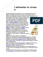 Regimul Alimentar in Ciroza Hepatica