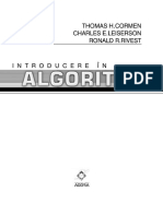 Cormen - Introducere Algoritmi PDF