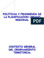 Politicas y Fenomenos de Planificacion