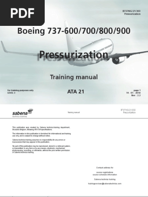 Boeing 737 Pressurization Manual | PDF