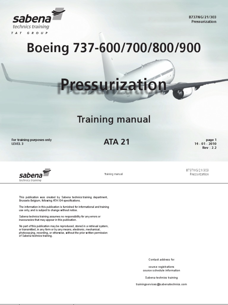 Boeing 737 Pressurization Manual | PDF