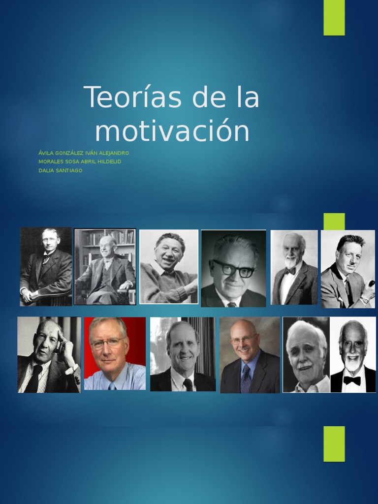 Teorías de la Motivación Laboral | PDF