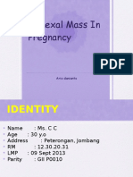 Adnexal Mass in Pregnancy: Ario Danianto