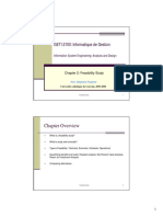 Information System Engineering Analysis and Design - Chapter 2 Feasibility Study PDF