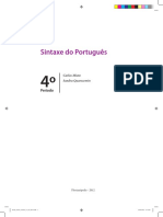 Manual de Sintaxe do Português