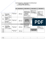 Jadwal Kegiatan Blok-17 Metodologi Penelitian