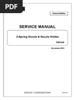 Service Manual: 2-Spring Nozzle & Nozzle Holder