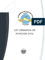Ley Organica de Aviacion Civil El Salvador