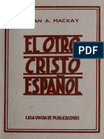 El Otro Cristo Espaniol Juan A Mackay