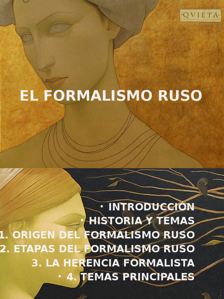 Historia y Temas del Formalismo Ruso | PDF | Poesía | Autor