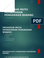 Prosedur Mutu Pembayaran Pengadaan Barang