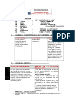 Sesión de Aprendizaje Matemática